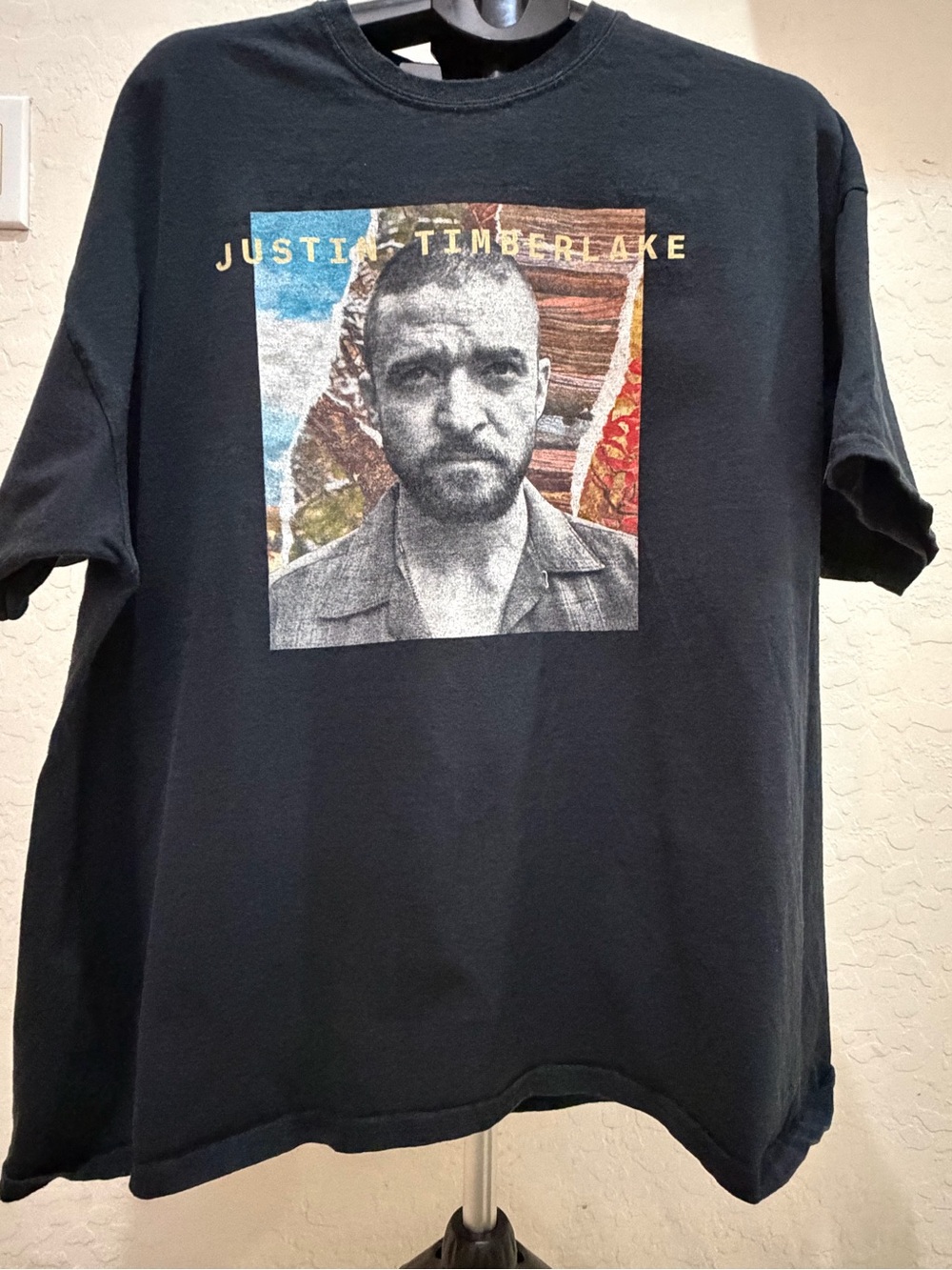 Justin Timberlake Man of the Woods Tour Graphic Band T-Shirt XXL Black